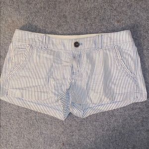 American Eagle striped shorts